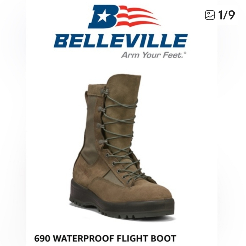 Belleville 690 Waterproof Flight Boot Size 13.5